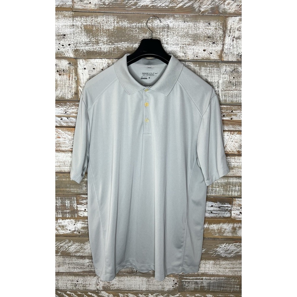 Nike Golf tour performance Dri Fit grey polo shirt‎ XL